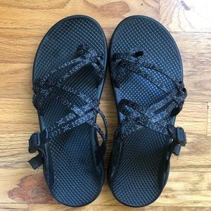 Chaco slide on double strap